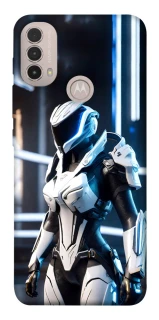 Чехол на Motorola Moto E40 Cyber space girl ver.6 фото 1 из 1