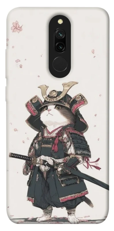 Чохол на Xiaomi Redmi 8 Samurai Cat Warrior фото 1 з 1