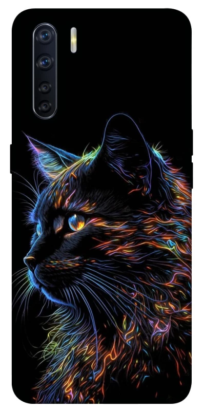 Чехол на Oppo A91 Черный кот фото 1 из 1