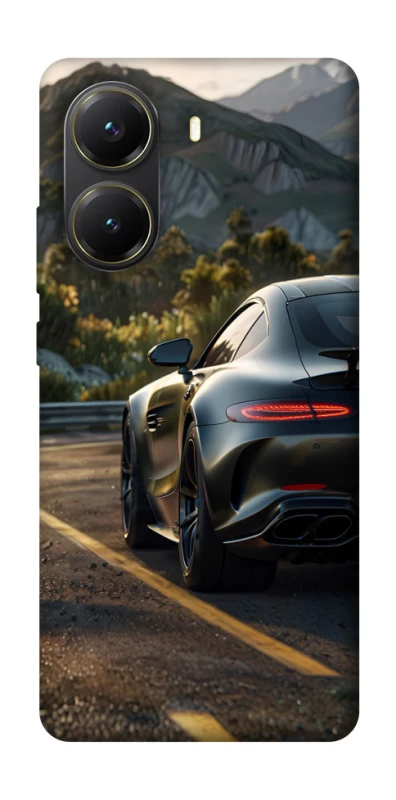 Чехол на Xiaomi Poco X7 Pro Car in the mountains фото 1 из 1