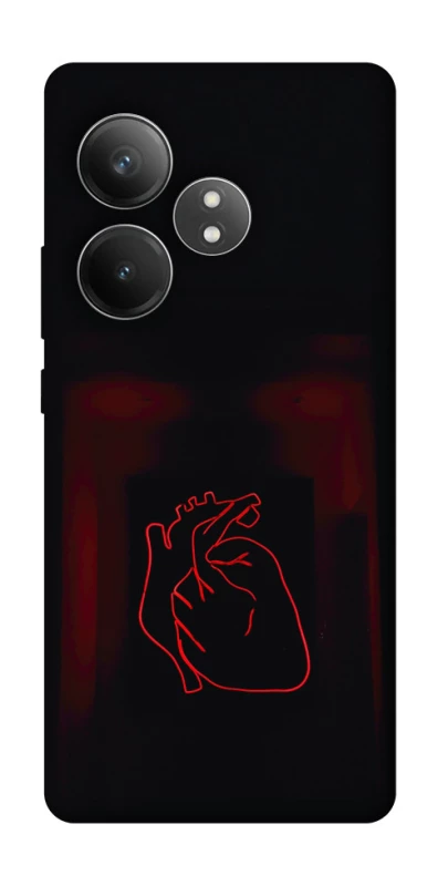 Чехол на Realme GT Neo 6 SE Красное сердце фото 1 из 1