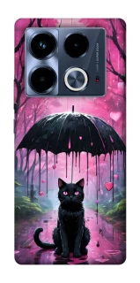 Чохол на Infinix Note 40 4G Black cat фото 1 з 1