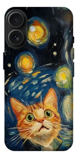Чехол на Apple iPhone 17 (6.3") paint cat фото 1 из 1