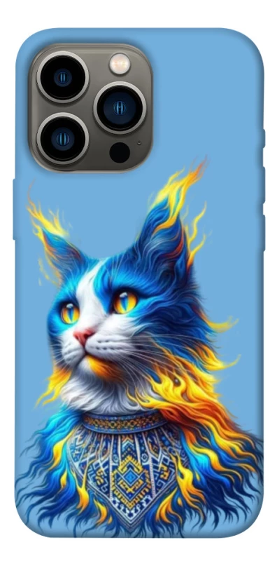 Чохол на Apple iPhone 13 Pro (6.1") Кіт патріот фото 1 з 1