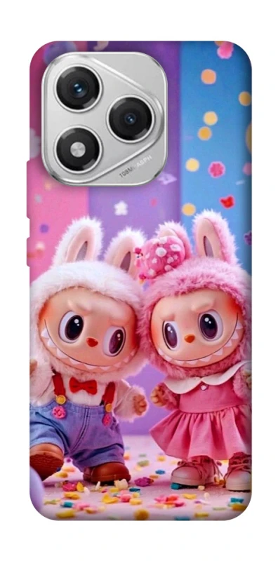 Чохол на Honor 400 Lite Labubu twins ver.3 фото 1 з 1