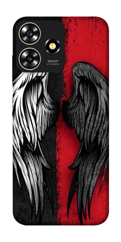 Чехол на ZTE Blade A73 4G Angel and Devil фото 1 из 1