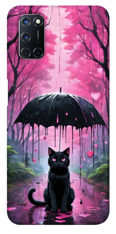 Чохол на Oppo A52 / A72 / A92 Black cat фото 1 з 1