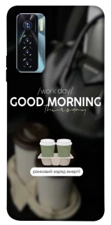 Чехол на TECNO Camon 17 Pro Thursday coffee фото 1 из 1