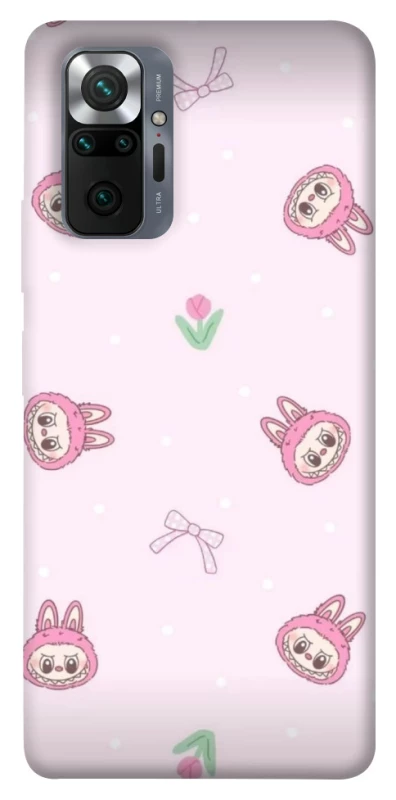 Чехол на Xiaomi Redmi Note 10 Pro Labubu Flower фото 1 из 1