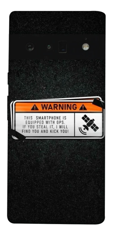 Чохол на Google Pixel 6 Pro Warning фото 1 з 1