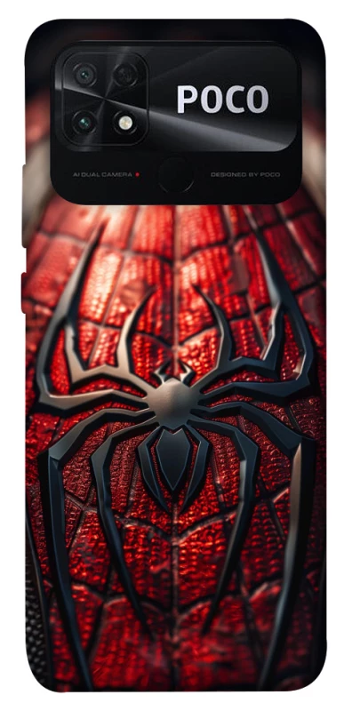 Чехол на Xiaomi Poco C40 Spiderman costume фото 1 из 1