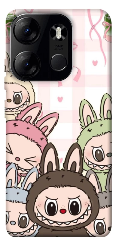 Чохол на Tecno Spark Go 2023 All Labubu 2 фото 1 з 1