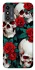 Чохол на ZTE Blade A53 skull and rose фото 1 з 1