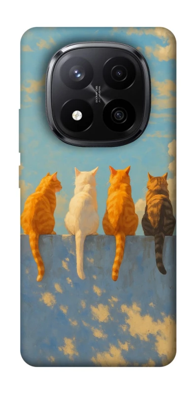 Чохол на Xiaomi Redmi Note 14 Pro+ 5G cats on wall фото 1 з 1