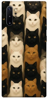 Чехол на Samsung Galaxy Note 10 Plus Colorful Cat Collage фото 1 Чехол на Samsung Galaxy Note 10 Plus Colorful Cat Collage фото 1 из 1