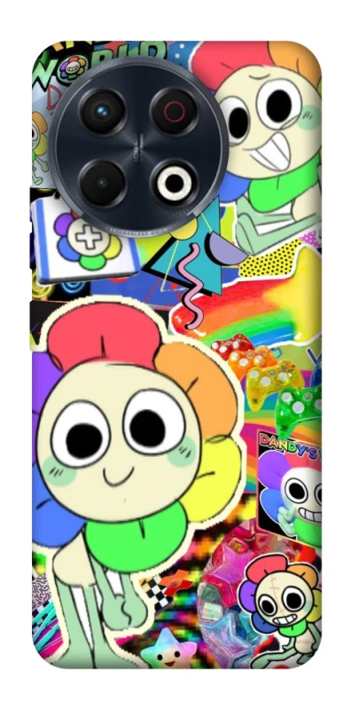 Чохол на TECNO Spark 30 Pro (KL7) Dandy world collage фото 1 з 1