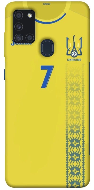 Чохол на Samsung Galaxy A21s UA-Football ver.3 фото 1 з 1