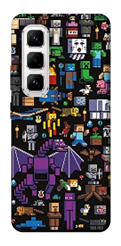 Чохол на Infinix Hot 50 Pro Minecraft v5 фото 1 з 1