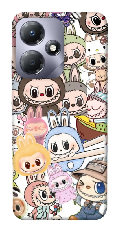 Чохол на Infinix Hot 30 Play All Labubus фото 1 з 1