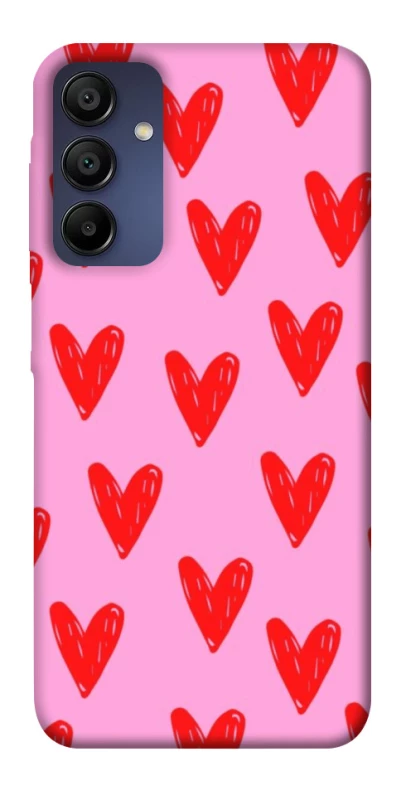 Чохол на Samsung Galaxy A15 4G/5G Red hearts 2 фото 1 з 1