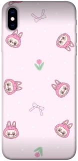 Чохол на Apple iPhone XS Max (6.5") Labubu Flower фото 1 з 1