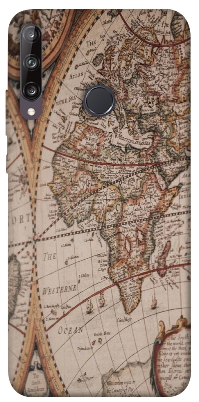Чехол на Huawei P40 Lite E Карта путешествий фото 1 из 1