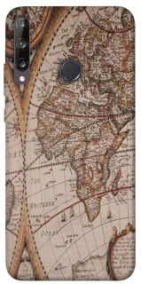 Чехол на Huawei P40 Lite E Карта путешествий фото 1 из 1