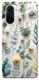 Чехол на Xiaomi Redmi K40 / K40 Pro / K40 Pro+ / Poco F3 Floral design ver.4 фото 1 из 1