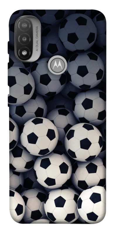 Чохол на Motorola Moto E20 Футбольні м'ячи фото 1 з 1