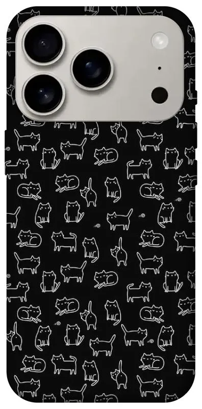 Чехол на Apple iPhone 18 Pro Black Cats фото 2 из 2