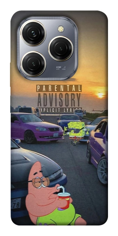 Чохол на TECNO Spark 20 Pro Патрік на перегонах фото 1 з 1