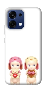 Чехол на Oppo A6 Pro 4G/5G Puppy Love Duo фото 1 из 2
