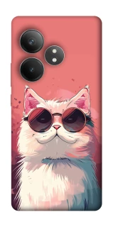 Чехол на Realme GT Neo 6 Сat with glasses фото 1 из 1