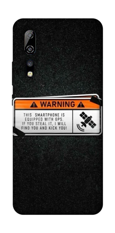 Чохол на ZTE Axon 10 Pro Warning фото 1 з 1