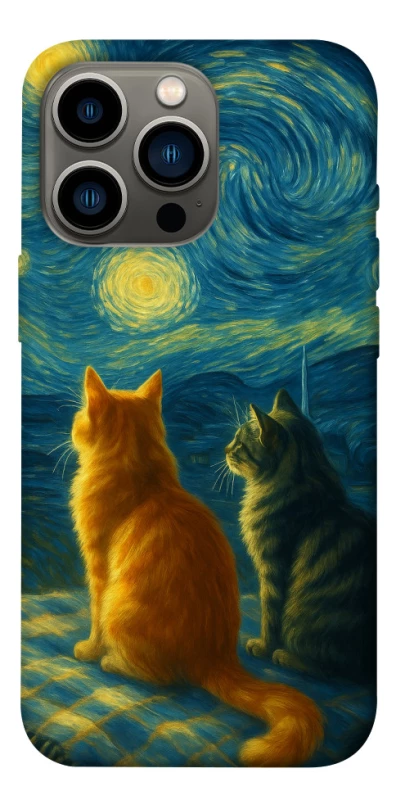 Чохол на Apple iPhone 13 Pro (6.1") Cats under the stars фото 1 з 1