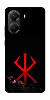 Чехол на Xiaomi Poco X7 Pro Berserk Red Logo фото 1 из 1