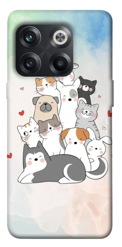 Чохол на OnePlus 10T Funny Pets ver.2 фото 1 з 1