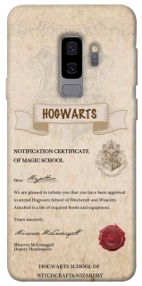 Чехол на Samsung Galaxy S9+ The Hogwarts acceptance letter фото 1 из 1