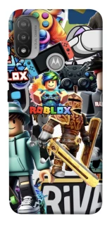Чохол на Motorola Moto E20 Roblox collage ver.1 фото 1 з 1