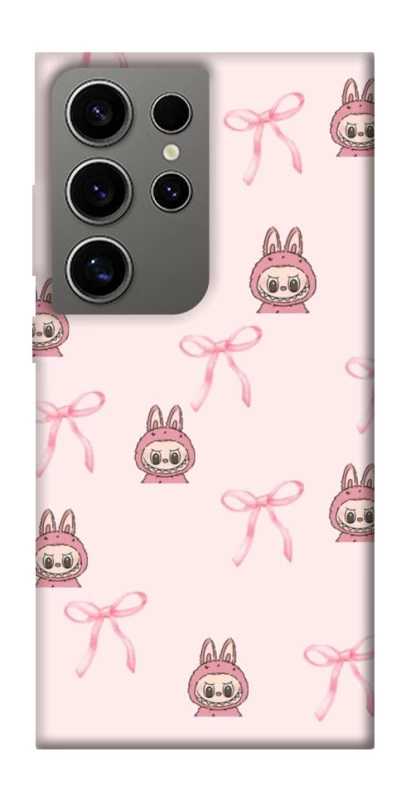 Чохол на Samsung Galaxy S24 Ultra Pink bows and Labubus фото 1 з 1