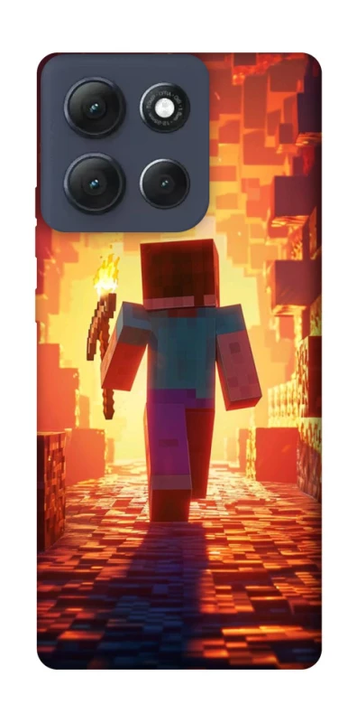 Чохол на Motorola Moto G86 Power Minecraft adventure фото 1 з 1