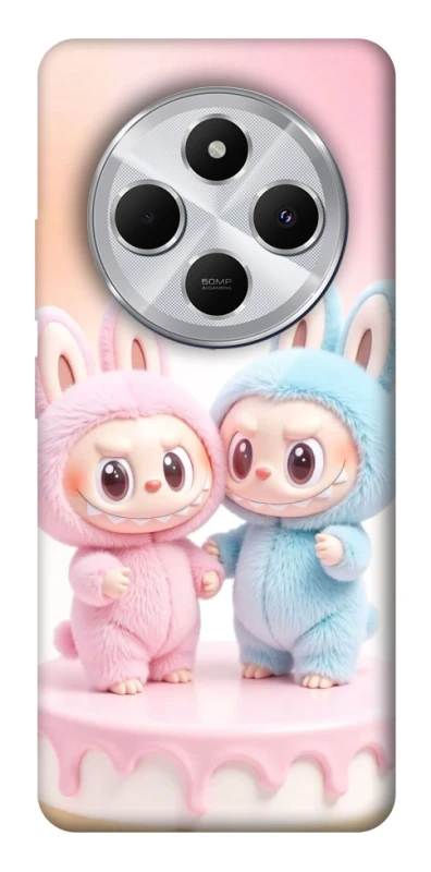 Чохол на Xiaomi Redmi 14C / Poco C75 Labubu Twins фото 1 з 1