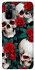 Чохол на Xiaomi Poco M5s skull and rose фото 1 з 1