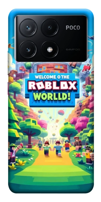 Чехол на Xiaomi Poco X6 Roblox World фото 1 из 1