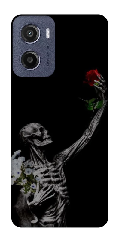 Чехол на Motorola Moto G05 Skeleton vs Rose фото 1 из 1