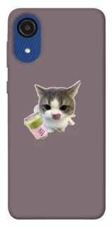 Чехол на Samsung Galaxy A03 Core cat matcha фото 1 Чехол на Samsung Galaxy A03 Core cat matcha фото 1 из 1