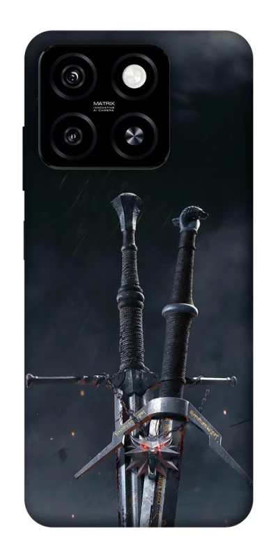Чохол на ZTE Blade A55 4G Мечі Ведьмака фото 1 з 1