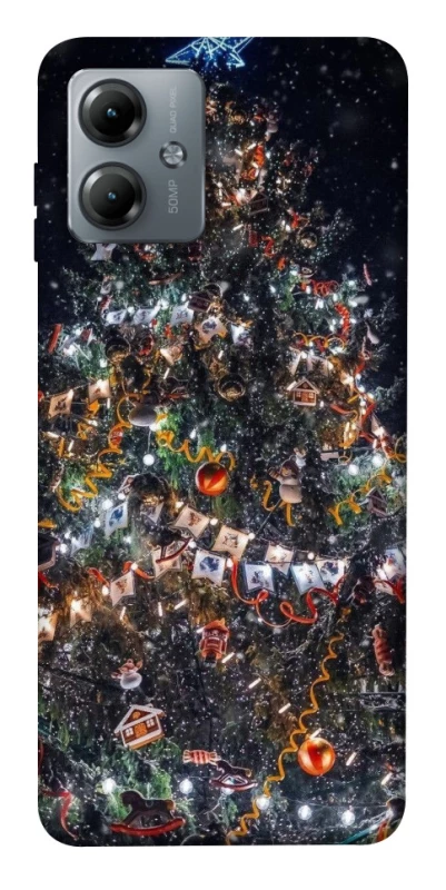 Чохол на Motorola Moto G14 Новорічний v28 фото 1 з 1