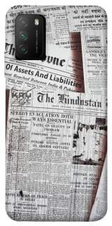 Чехол на Xiaomi Poco M3 Газеты фото 1 из 1