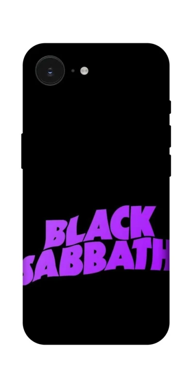 Чехол на Apple iPhone 16e (6.1") Black Sabbath logo ver.1 фото 1 из 1